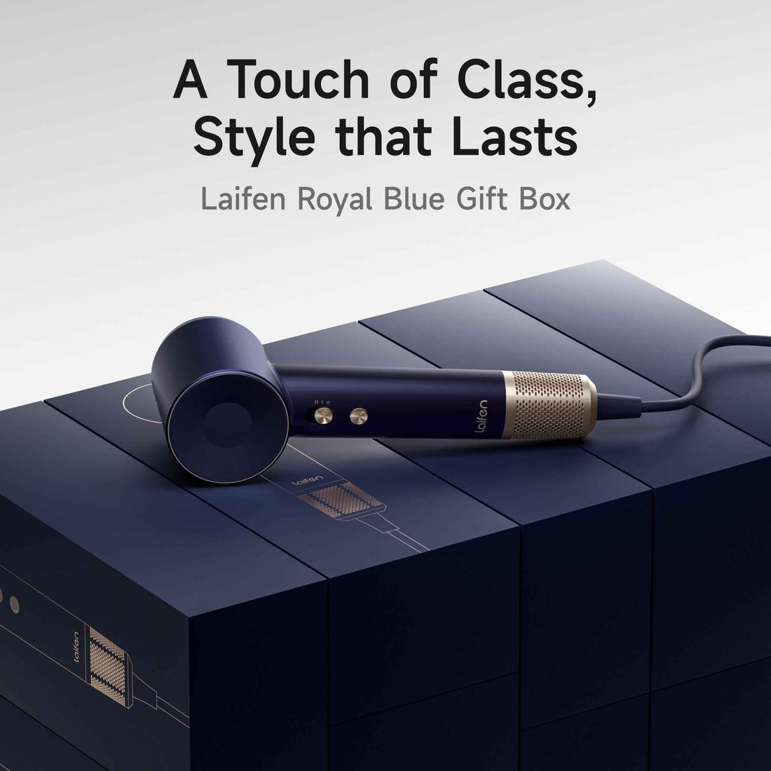 Laifen Royal Blue Gift Box  High-speed hair dryer