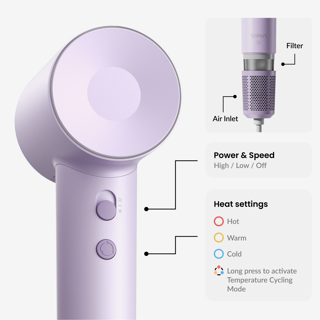 [Promo]Laifen SE · High-speed hair dryer